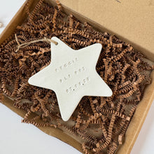 Load image into Gallery viewer, Personalised Clay Baby Star set Keepsake