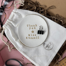 Load image into Gallery viewer, PERSONALISED TEACHER TRINKET DISH GIFT