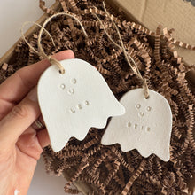 Load image into Gallery viewer, Personalised Halloween Ghost Decoration