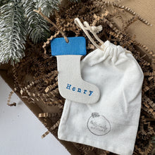 Load image into Gallery viewer, Personalised Stocking Decoration - Colour Options