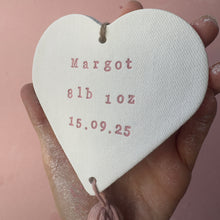 Load image into Gallery viewer, Tassel Heart Baby Keepsake