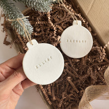 Load image into Gallery viewer, Personalised Bauble Decoration