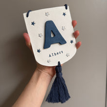 Load image into Gallery viewer, Personalised Wall Pennant Kids Room Decor