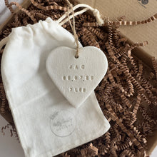 Load image into Gallery viewer, Personalised Clay Baby Heart Keepsake Gift