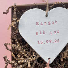 Load image into Gallery viewer, Tassel Heart Baby Keepsake