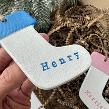 Load image into Gallery viewer, Personalised Christmas Gift Tag from Santa - Colour Options
