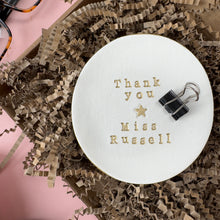 Load image into Gallery viewer, PERSONALISED TEACHER TRINKET DISH GIFT