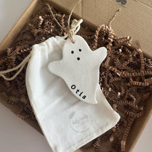Load image into Gallery viewer, Personalised Halloween Ghost Decoration