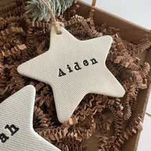 Load image into Gallery viewer, Personalised Star Decoration