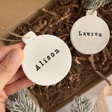 Load image into Gallery viewer, Personalised Bauble Decoration
