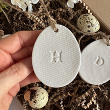 Load image into Gallery viewer, Personalised Egg Easter Decoration Initial