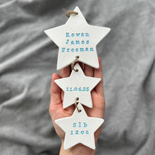 Load image into Gallery viewer, Personalised Baby Star Keepsake Gift