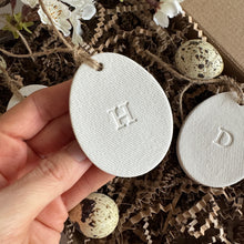 Load image into Gallery viewer, Personalised Egg Easter Decoration Initial