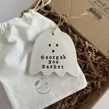 Load image into Gallery viewer, Personalised Halloween Ghost Boo Basket