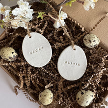 Load image into Gallery viewer, Personalised Egg Easter Decoration