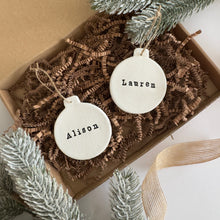 Load image into Gallery viewer, Personalised Bauble Decoration