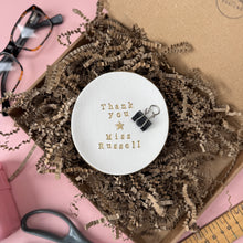 Load image into Gallery viewer, PERSONALISED TEACHER TRINKET DISH GIFT