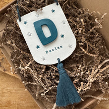 Load image into Gallery viewer, Personalised Wall Pennant Kids Room Decor
