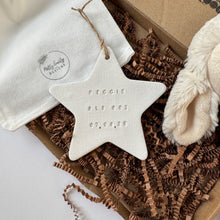 Load image into Gallery viewer, Personalised Clay Baby Star set Keepsake
