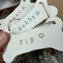 Load image into Gallery viewer, Personalised Dog Pet Decoration Ornament
