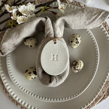 Load image into Gallery viewer, Personalised Egg Easter Decoration Initial
