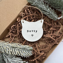 Load image into Gallery viewer, Personalised Cat Pet Decoration
