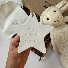 Load image into Gallery viewer, Personalised Clay Baby Star set Keepsake
