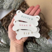 Load image into Gallery viewer, Personalised Dog Pet Decoration Ornament

