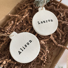 Load image into Gallery viewer, Personalised Bauble Decoration
