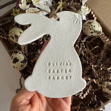 Load image into Gallery viewer, Personalised Rabbit Easter Decoration
