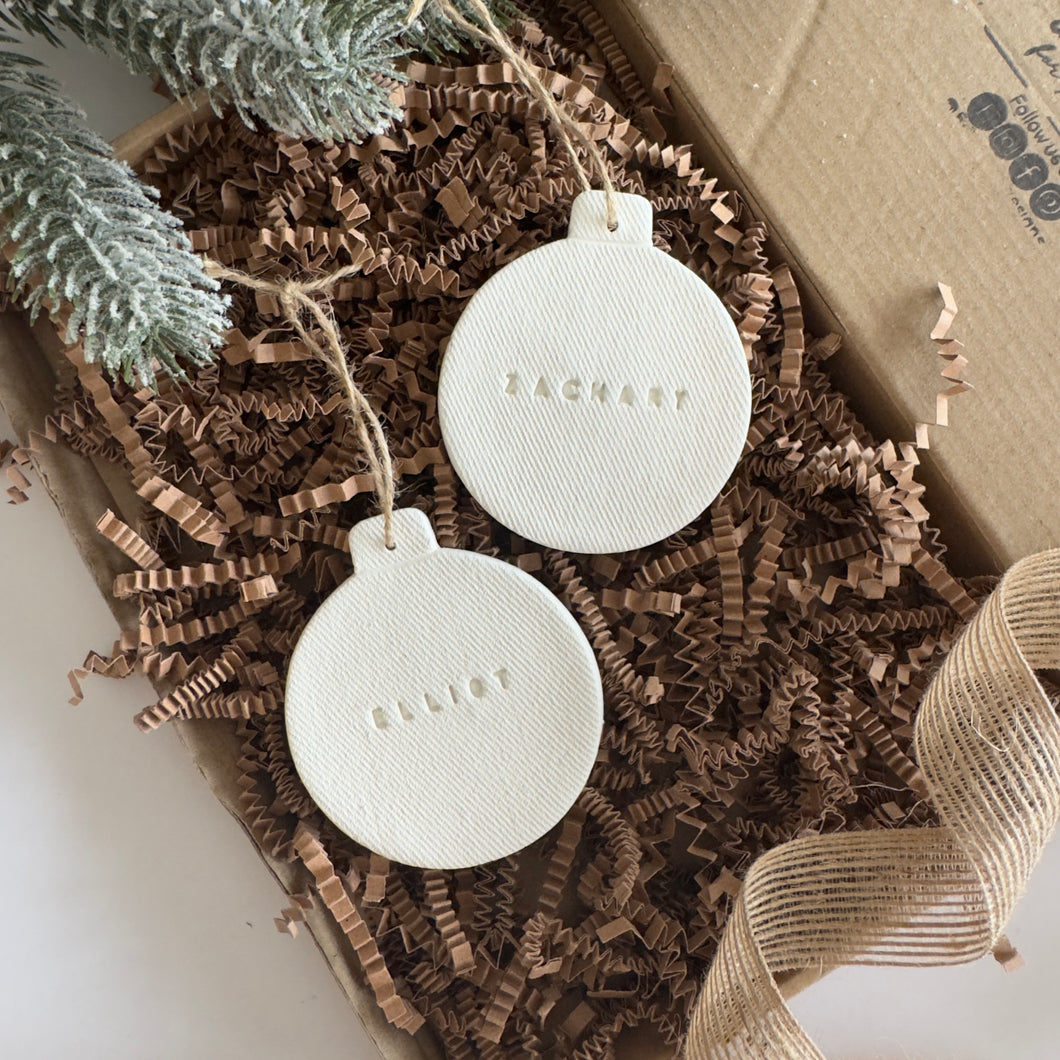 Personalised Bauble Decoration