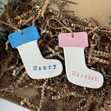 Load image into Gallery viewer, Personalised Christmas Gift Tag from Santa - Colour Options
