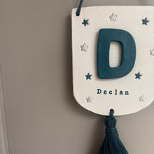 Load image into Gallery viewer, Personalised Wall Pennant Kids Room Decor

