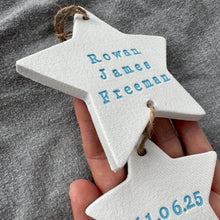 Load image into Gallery viewer, Personalised Baby Star Keepsake Gift
