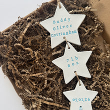 Load image into Gallery viewer, Personalised Baby Star with Tassel
