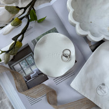 Load image into Gallery viewer, Personalised Ruffled Edge Ring Holder Trinket Dish

