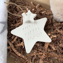 Load image into Gallery viewer, Personalised Clay Baby Star Keepsake
