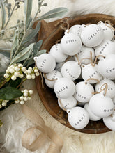 Load image into Gallery viewer, IMPERFECTIONS Personalised Ceramic Bauble
