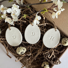Load image into Gallery viewer, Personalised Egg Easter Decoration Initial
