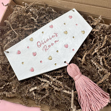 Load image into Gallery viewer, Personalised Room Sign for kids Decor or Nursery
