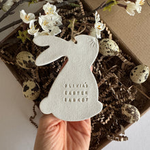 Load image into Gallery viewer, Personalised Rabbit Easter Decoration
