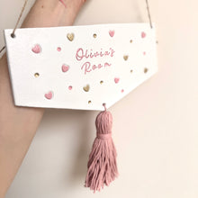 Load image into Gallery viewer, Personalised Room Sign for kids Decor or Nursery
