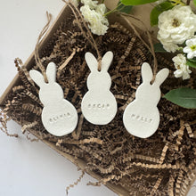 Load image into Gallery viewer, Personalised Rabbit Easter Decoration
