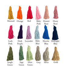 Load image into Gallery viewer, Tassel Heart Baby Keepsake
