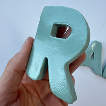 Load image into Gallery viewer, Clay Letters Name Sign Nursery Room Wall Decor
