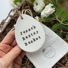 Load image into Gallery viewer, Personalised Egg Easter Basket Decoration
