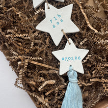 Load image into Gallery viewer, Personalised Baby Star with Tassel

