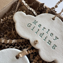 Load image into Gallery viewer, Personalised Clay Baby Cloud set Keepsake

