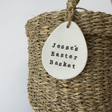 Load image into Gallery viewer, Personalised Egg Easter Basket Decoration
