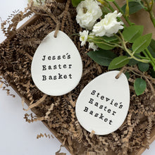Load image into Gallery viewer, Personalised Egg Easter Basket Decoration
